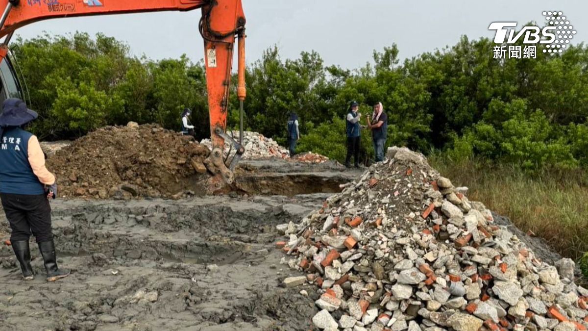 台南無良夫妻想省錢 營建廢棄物濫倒「40座足球場」