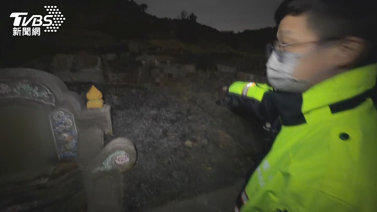 82歲林姓老翁與女兒,疑似燒除雜草時,火勢迅速蔓延,老翁來不及逃離,不幸身亡。(圖/TVBS)