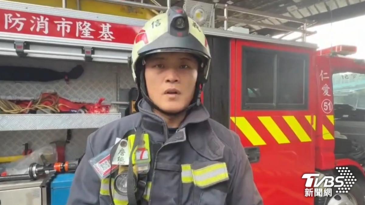 打火英雄詹能傑是一位愛家的好爸爸，三次進入火場救援後英勇殉職。（圖／翻攝自臉書基隆市消防局-角落消火伴）