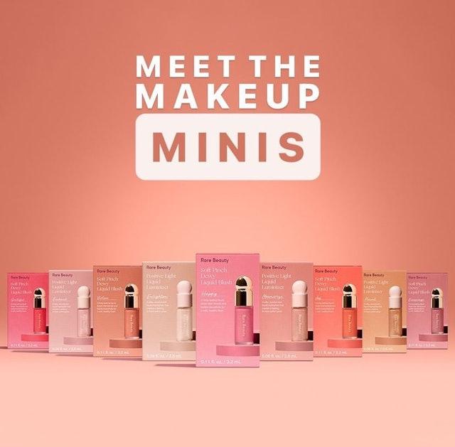 迷你美妝推薦| Rare Beauty Makeup Minis。(圖/Rare Beauty官網)