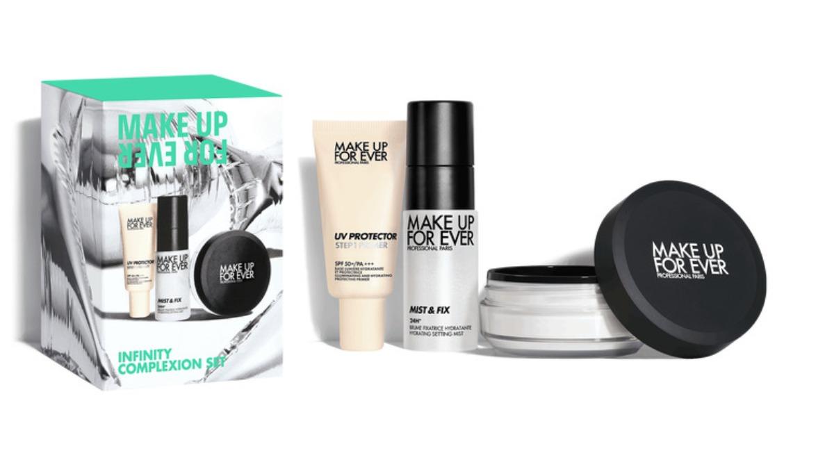 迷你美妝推薦|MAKE UP FOR EVER INFINITY COMPLEXION SET。(圖/MAKE UP FOR EVER官網)