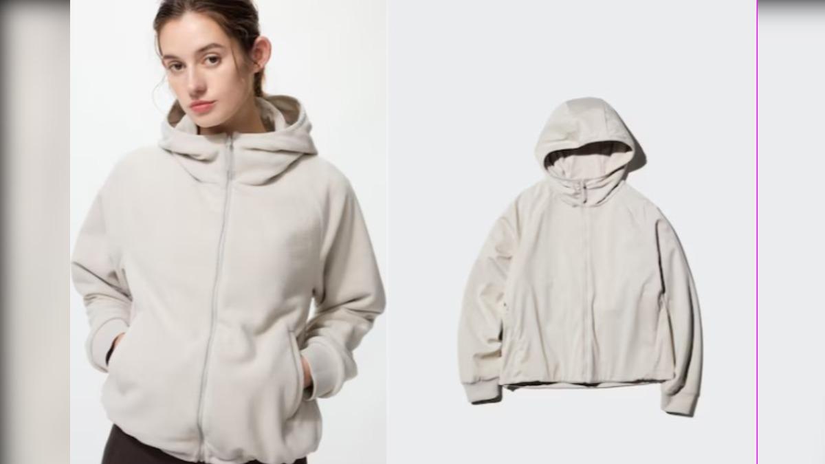 Uniqlo的防風刷毛雙面穿連帽外套。（圖／翻攝自日本Uniqlo官網）