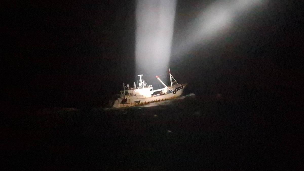現在是土魠魚旺季,不過大陸漁船卻屢次越界我國海域捕撈。(圖/TVBS)