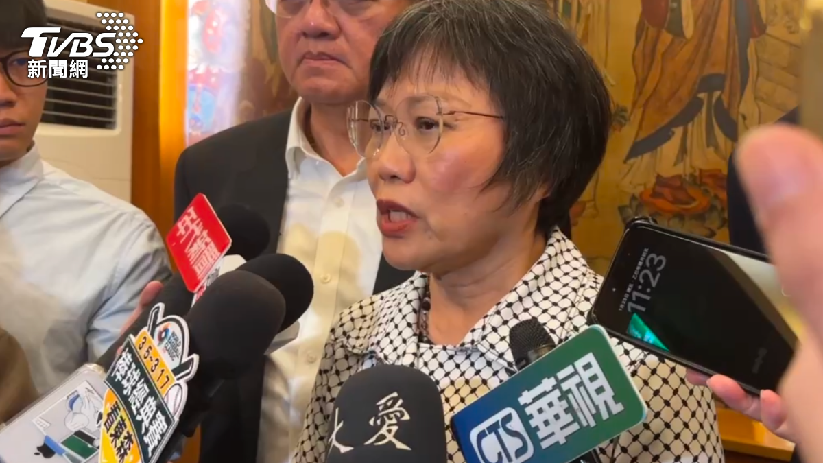 劉世芳表示入忠烈祠的手續正在處理中，將會盡全力協助家屬。（圖／TVBS）