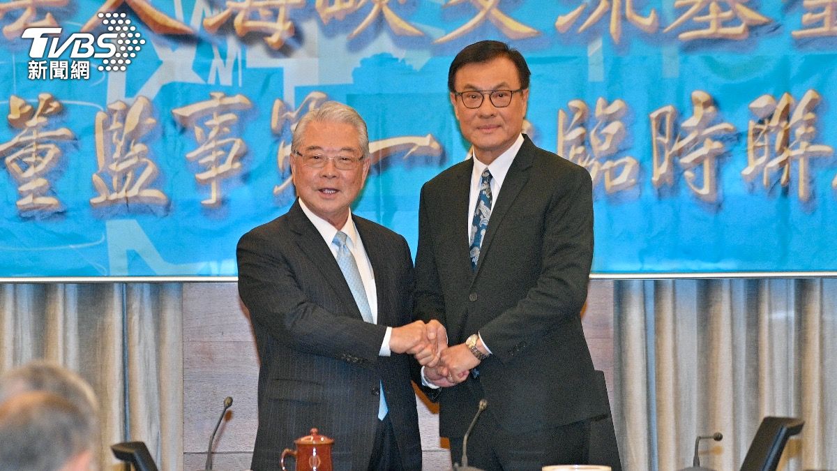 海基會今進行董事長交接。（圖／胡瑞麒攝）