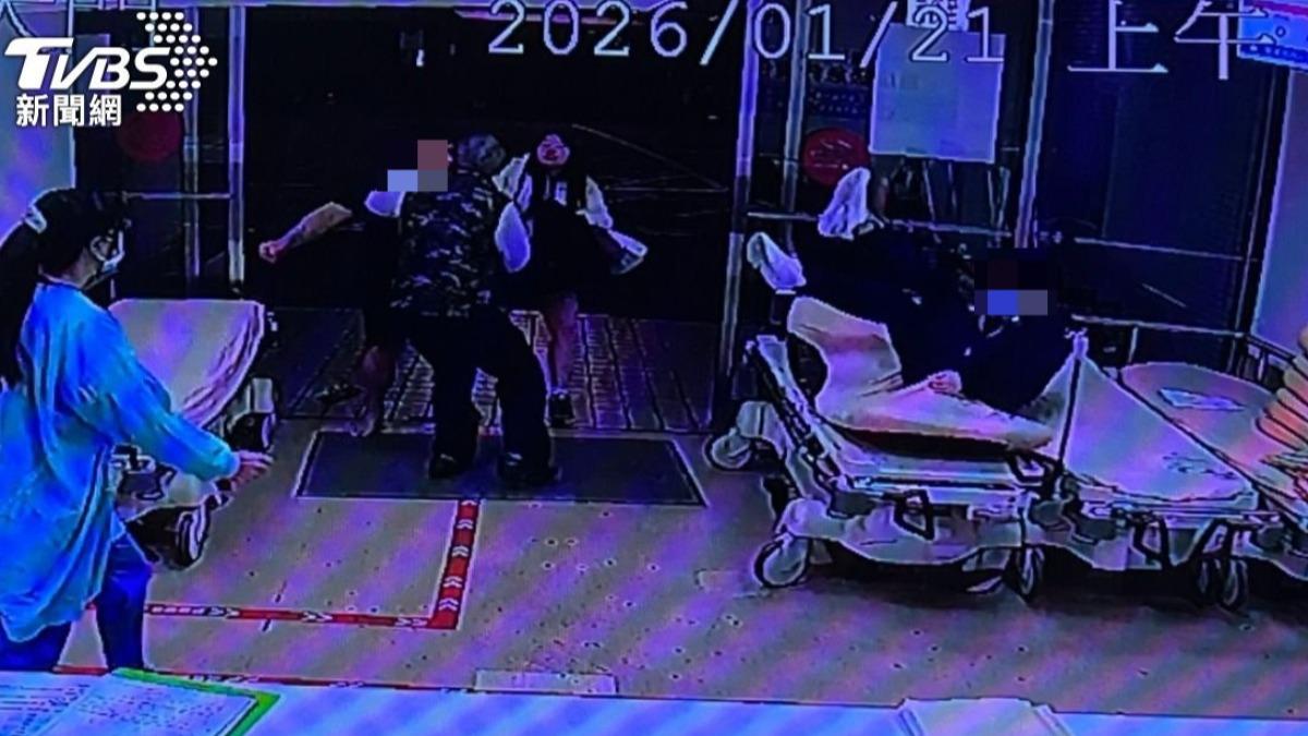 重拳揍飛護理師害腦震盪 台中百斤壯漢遭收押