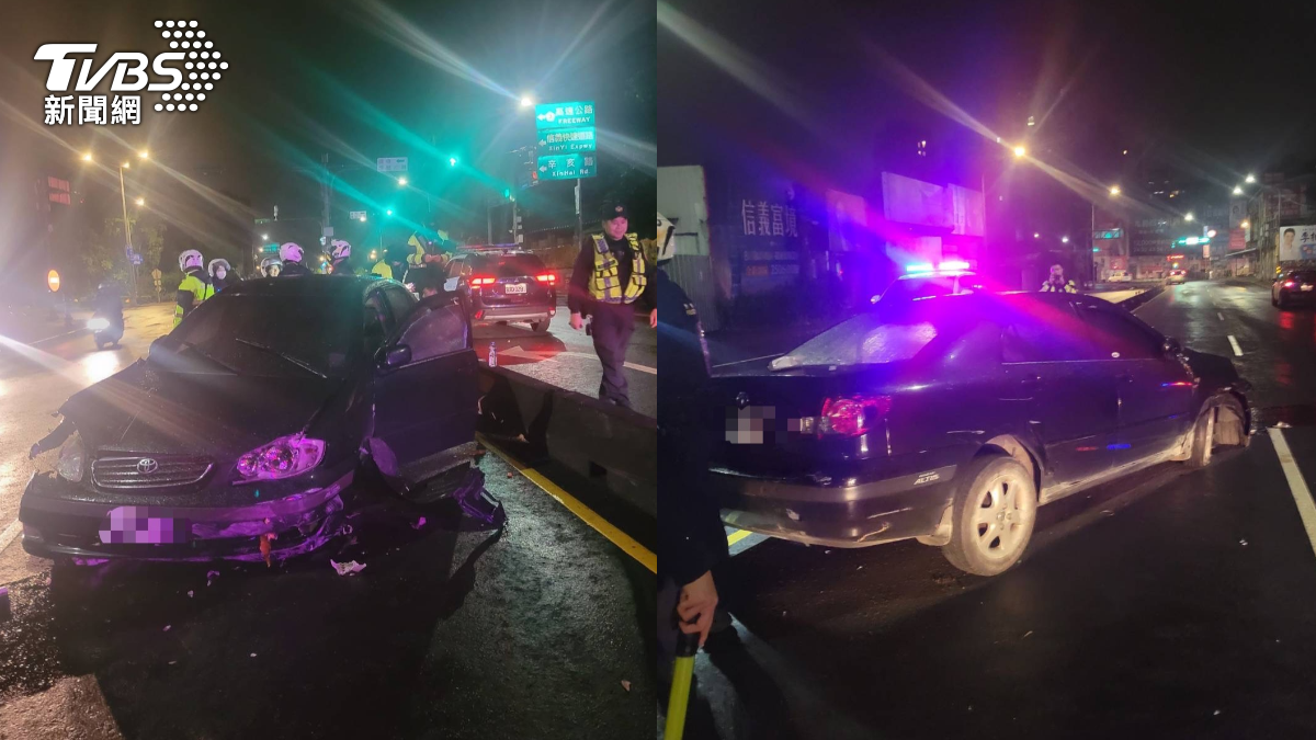 北市信義區槍響!毒蟲衝撞警員遭開槍 狂逃7公里自撞落網