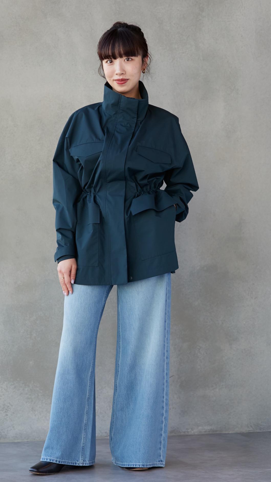 UNIQLO : C 女裝工裝短大衣(貨號:483037)。(圖/UNIQLO官網)