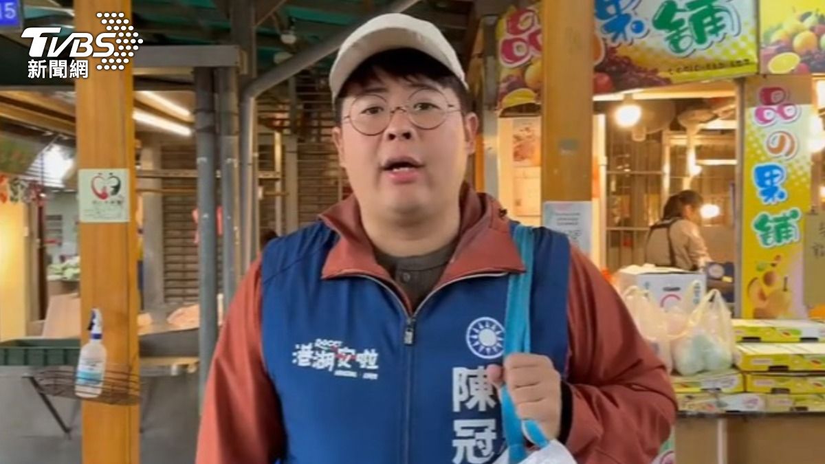陳冠安缺席合體活動，堅持每天追垃圾車、掃市場深耕基層。（圖／TVBS）