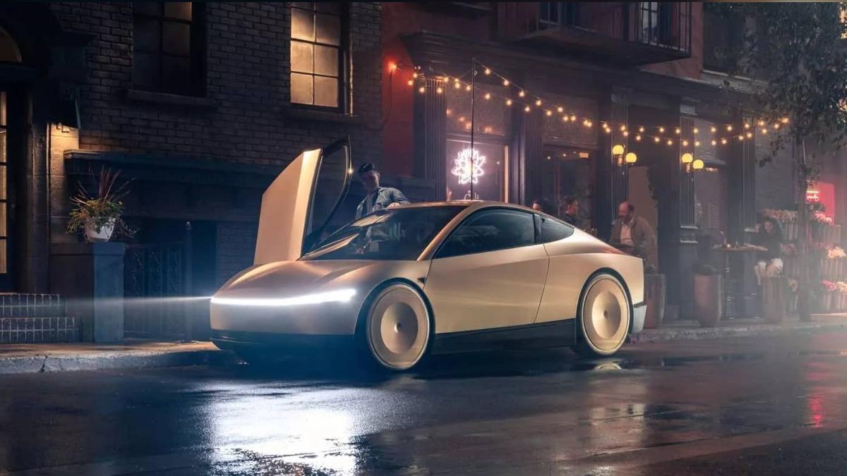 被視為Tesla下一款「關鍵產品」的Cybercab，近日在美國芝加哥街頭測試時遭到直擊。（圖／Tesla提供）