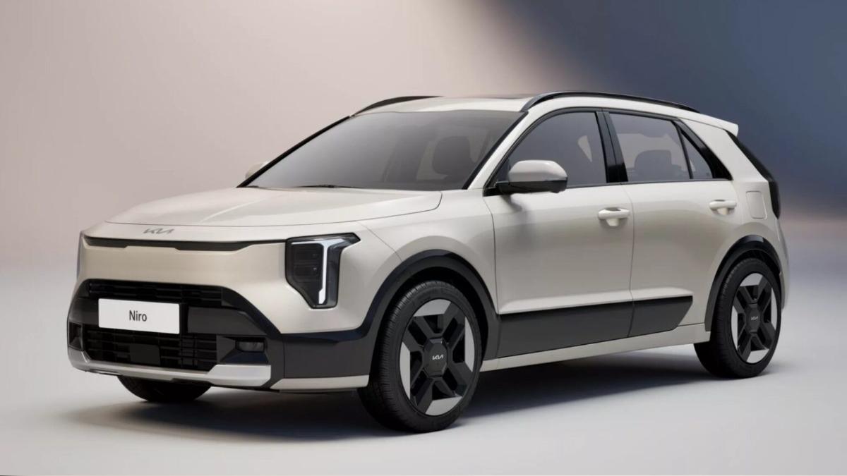 小改款Niro的車頭造型明顯向同門電動車看齊。(圖/Kia提供)
