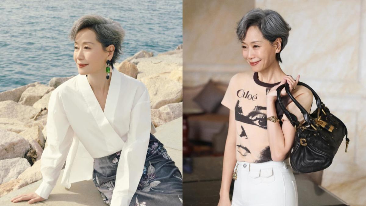 葉童的小男孩短髮非常俐落，且帶點中性風味。（圖／翻攝自IG@cecilia_yiptung）