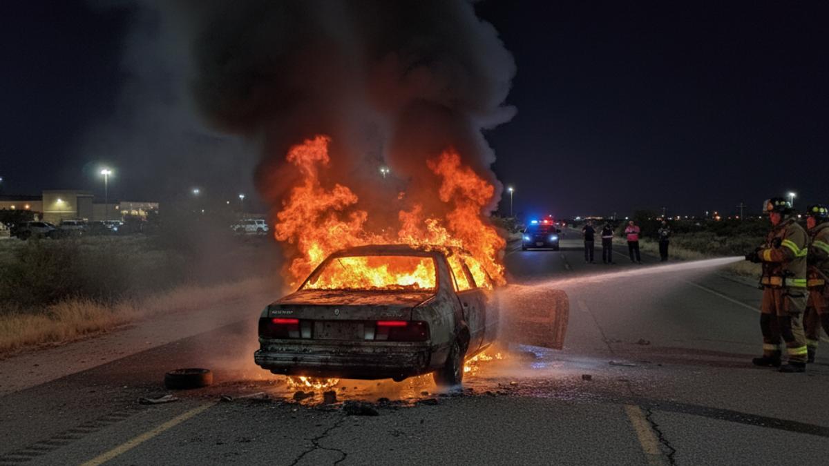 基隆嚴重火燒車!烈焰吞噬車體 1對男女速被拉出搶命