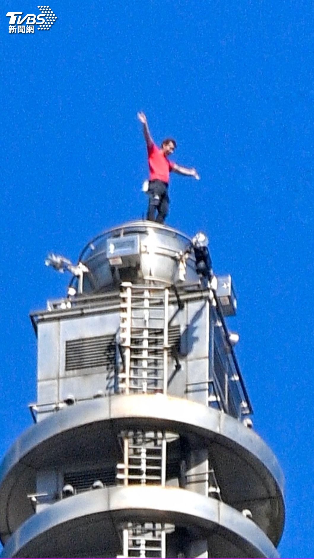 霍諾德成功登頂。（圖／胡瑞麒攝）