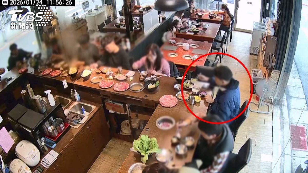 火鍋吃一半說去超商!男「放耳機當幌子」溜了,店家傻眼。(圖/民眾提供)