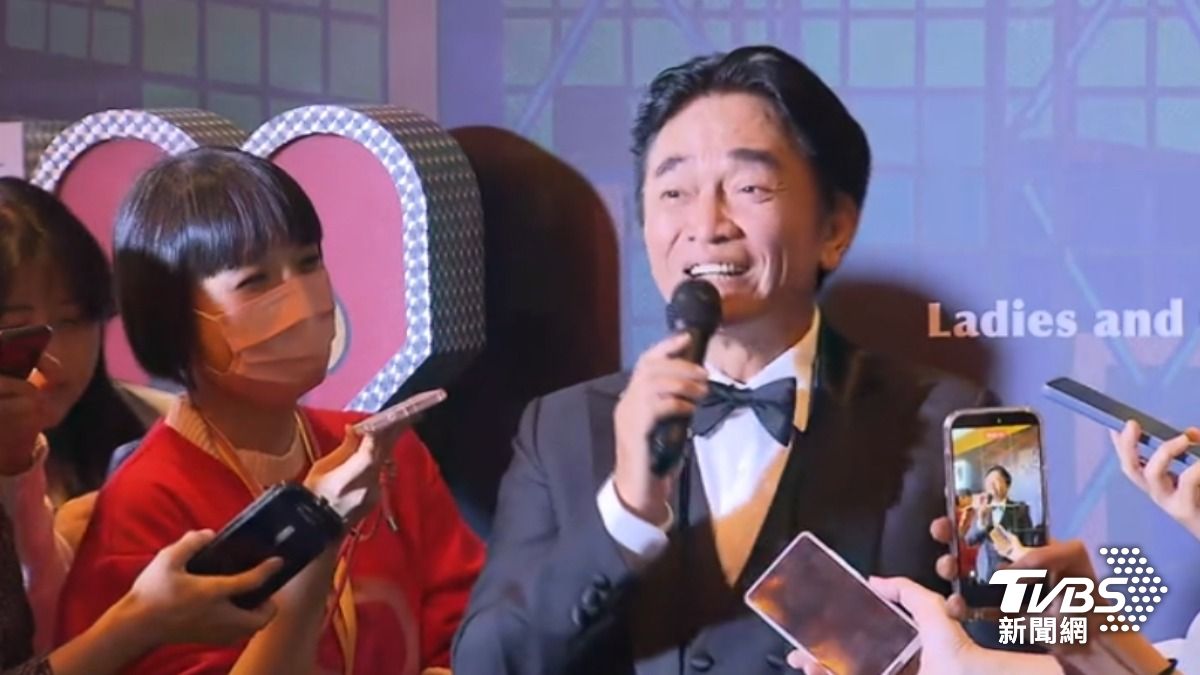 陳漢典和Lulu婚禮,綜藝天王吳宗憲擔任證婚人。(圖/TVBS)