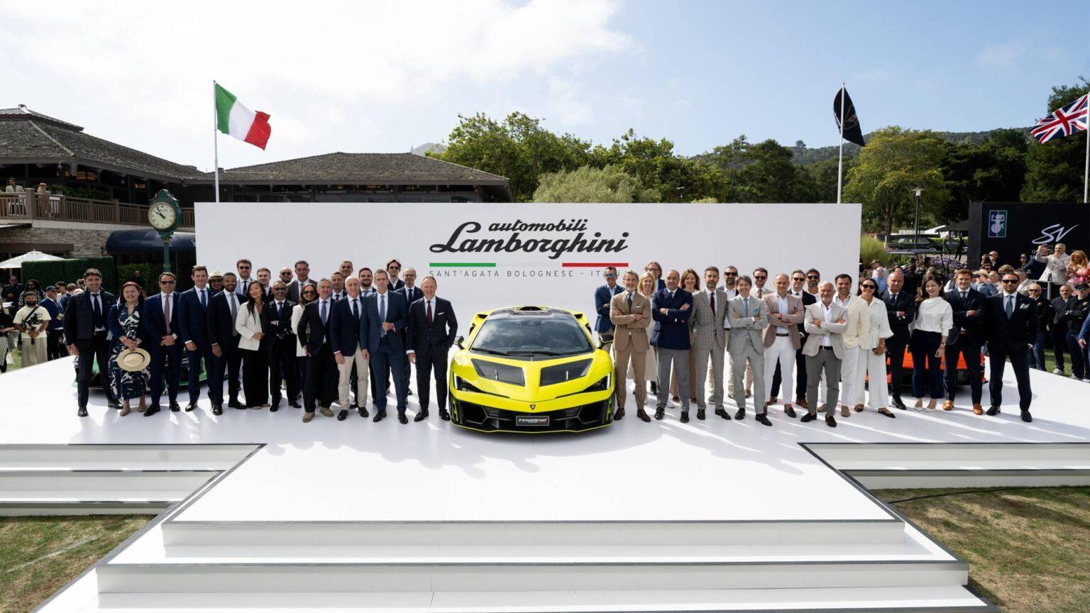 Lamborghini於Monterey Week推出限量29輛的Fenomeno,象徵品牌巔峰之作。(圖/翻攝自 Lamborghini官網)
