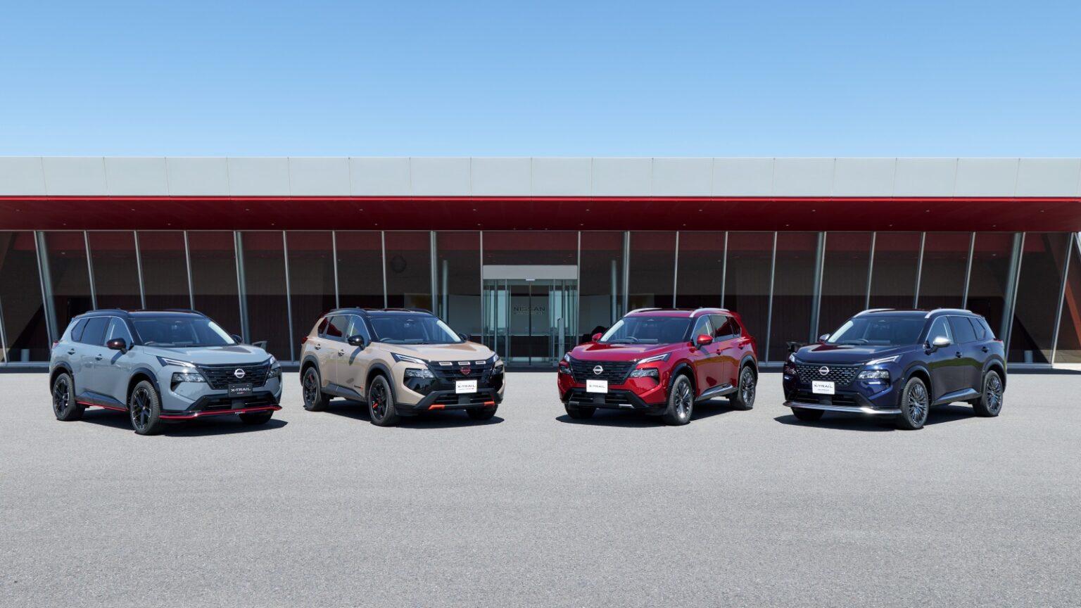 由左至右分別是Nismo、Rock Creek、標準版、Autech Sport Spec車型。 (圖/翻攝自Nissan官網)