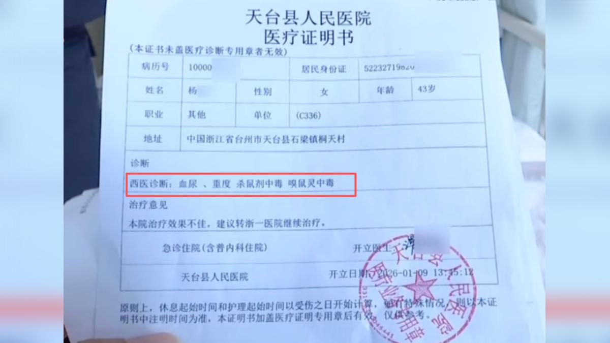 網購17元娃娃菜竟因「老鼠藥中毒」!陸夫妻命危 毒源是舊報紙
