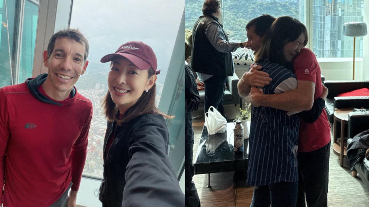 蕭彤雯點名促成此次挑戰的重要關鍵人物——台北101董事長賈永婕。（圖／翻攝自Instagram／janet_chia_）