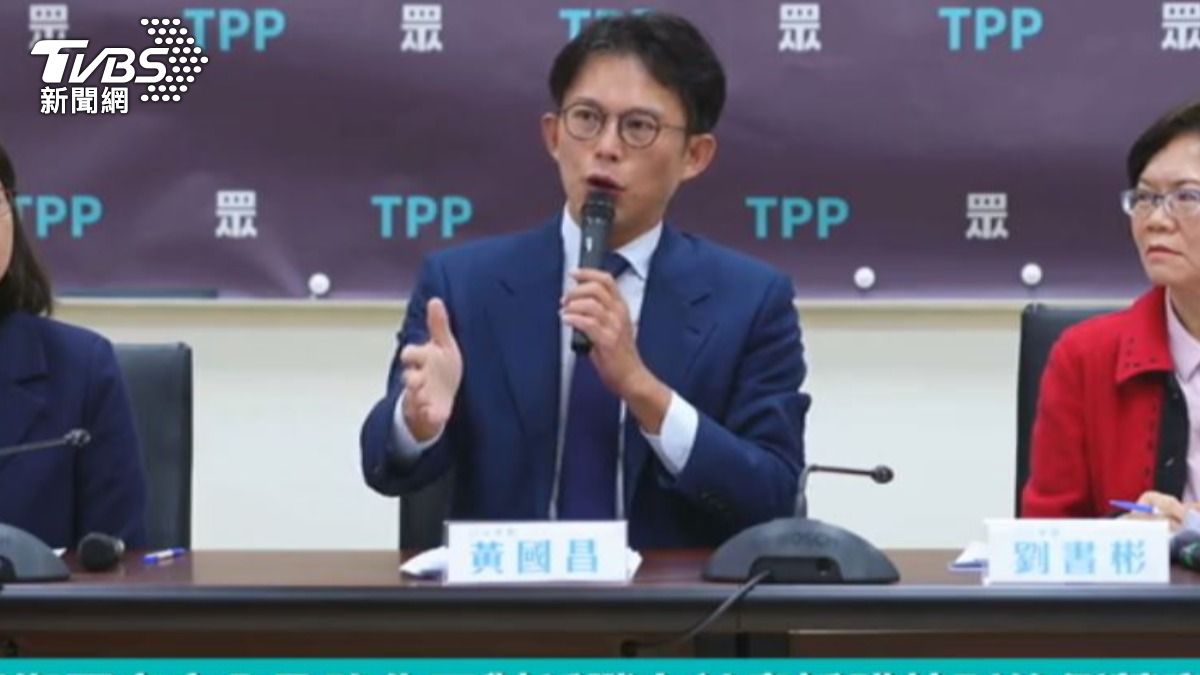 民眾黨主席黃國昌。(圖/TVBS)