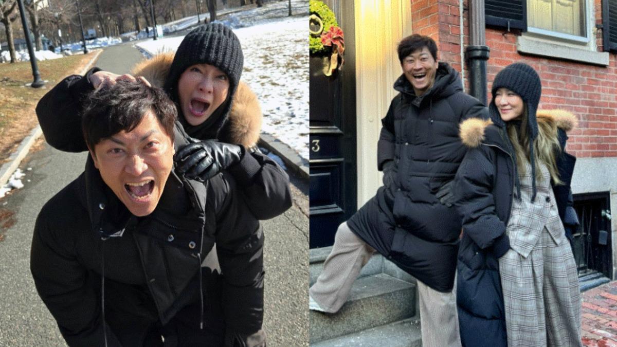 侯昌明夫婦赴美探親遇驚魂!「10年一見暴風雪」害航班喊卡