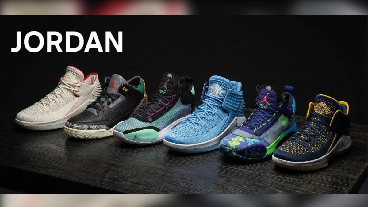 JORDAN系列二手鞋。（圖／執行署士林分署提供）