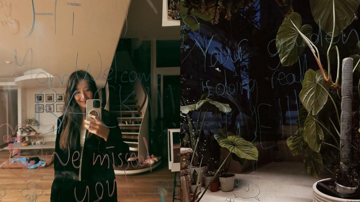 隋棠澳洲出差返家見「7英文字」秒融化。(圖/翻攝自Instagram/suitangtang)