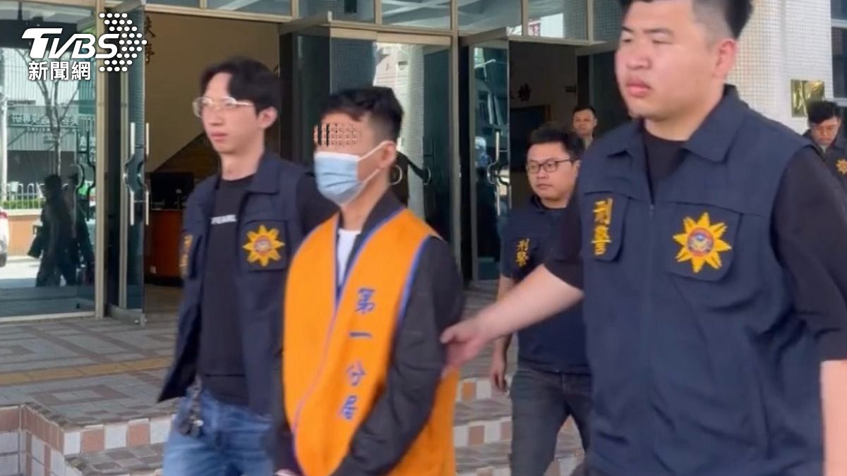 主嫌蔡男遭警方移送法辦。(圖/TVBS)