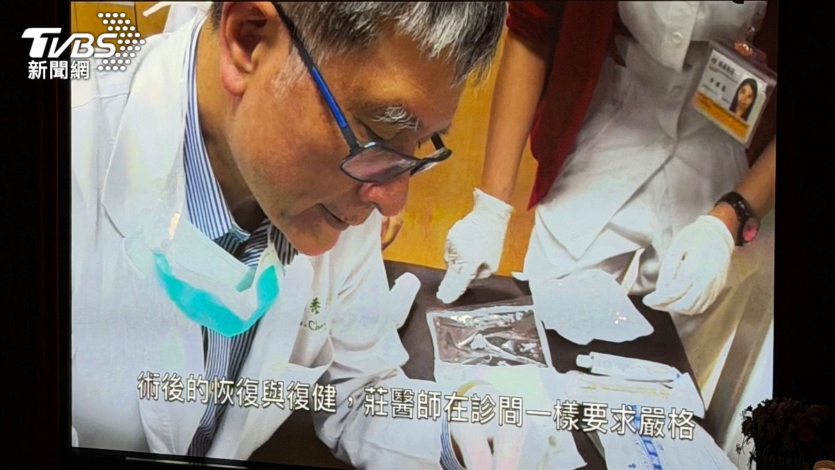Selina感謝當年莊秀樹醫師的幫忙,稱對方為「再生爸爸」。(圖/蘇憶歡攝)