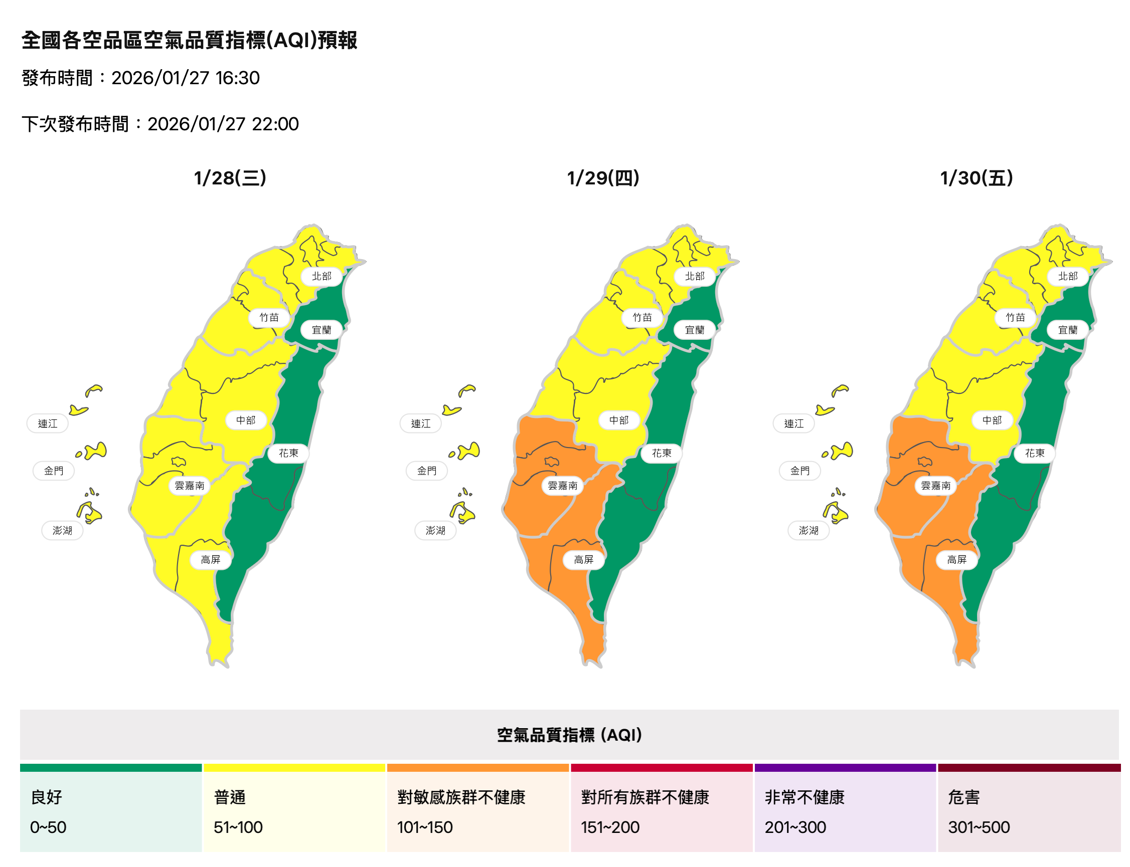 明天天氣-明天氣溫-明天天氣預報-明天降雨機率