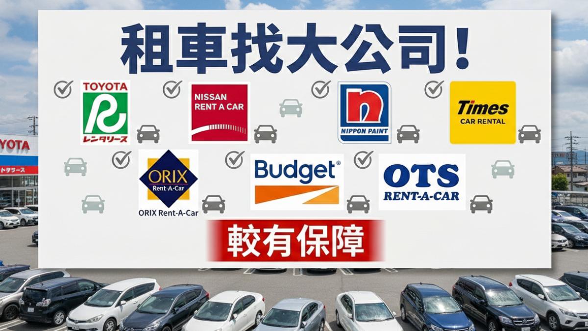 旅遊達人推薦民眾,若要自駕選擇大品牌較有保障。(圖/AI生成)