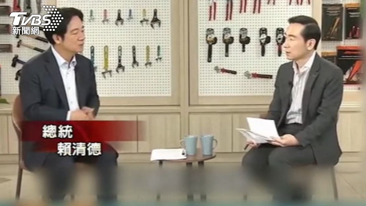 喊話藍白別採「焦土政策」，總統：不看僧面看佛面。（圖／TVBS）