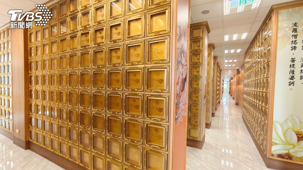 納骨塔櫃位銷售破萬。（圖／TVBS）