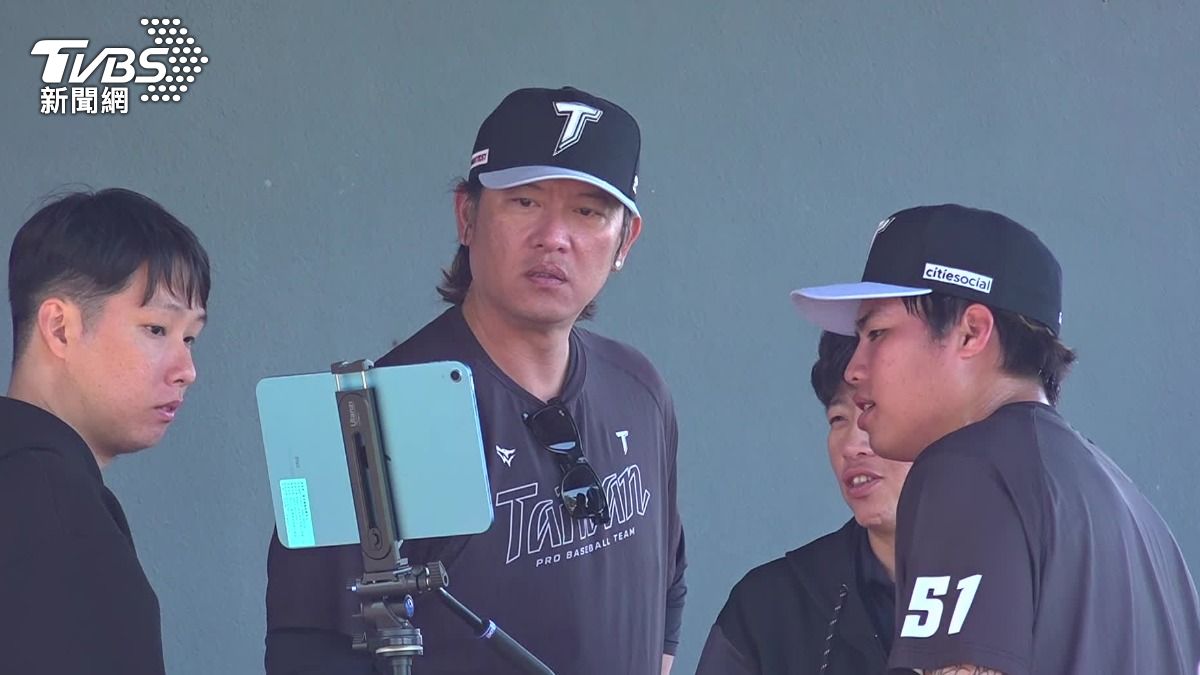 中華隊全力備戰經典賽,持續在國訓中心集訓當中。(圖/TVBS)