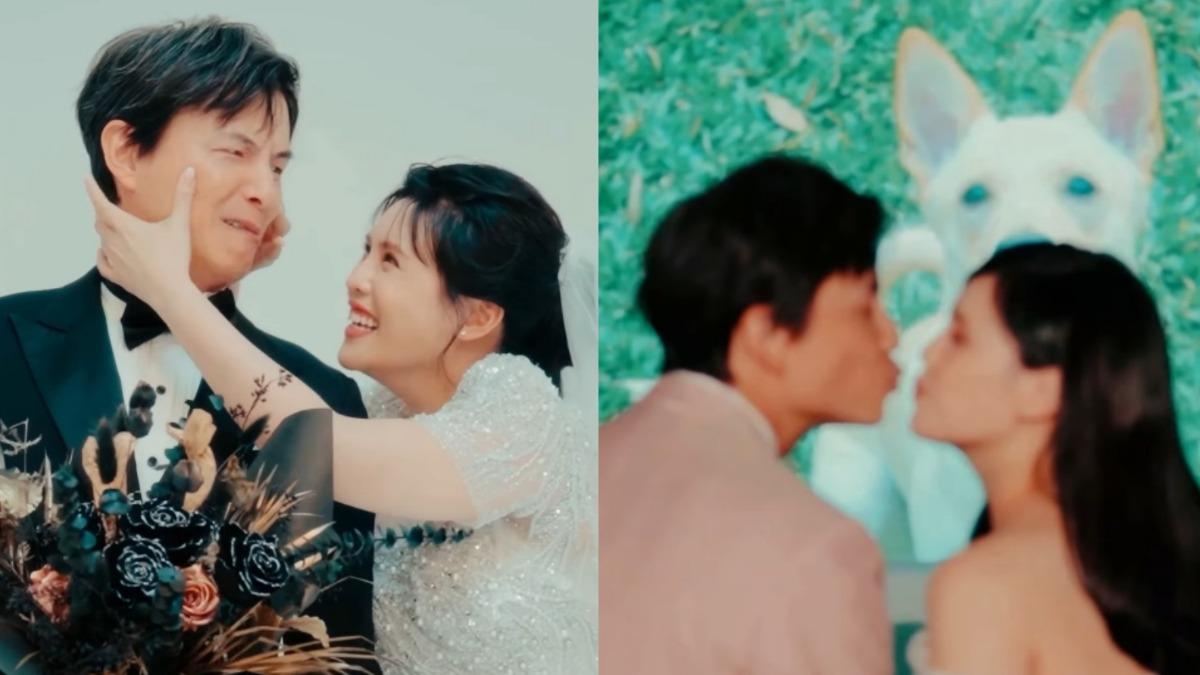 孫協志婚紗照曝光!甜蜜相擁「激吻夏宇童」 婚宴倒數放閃