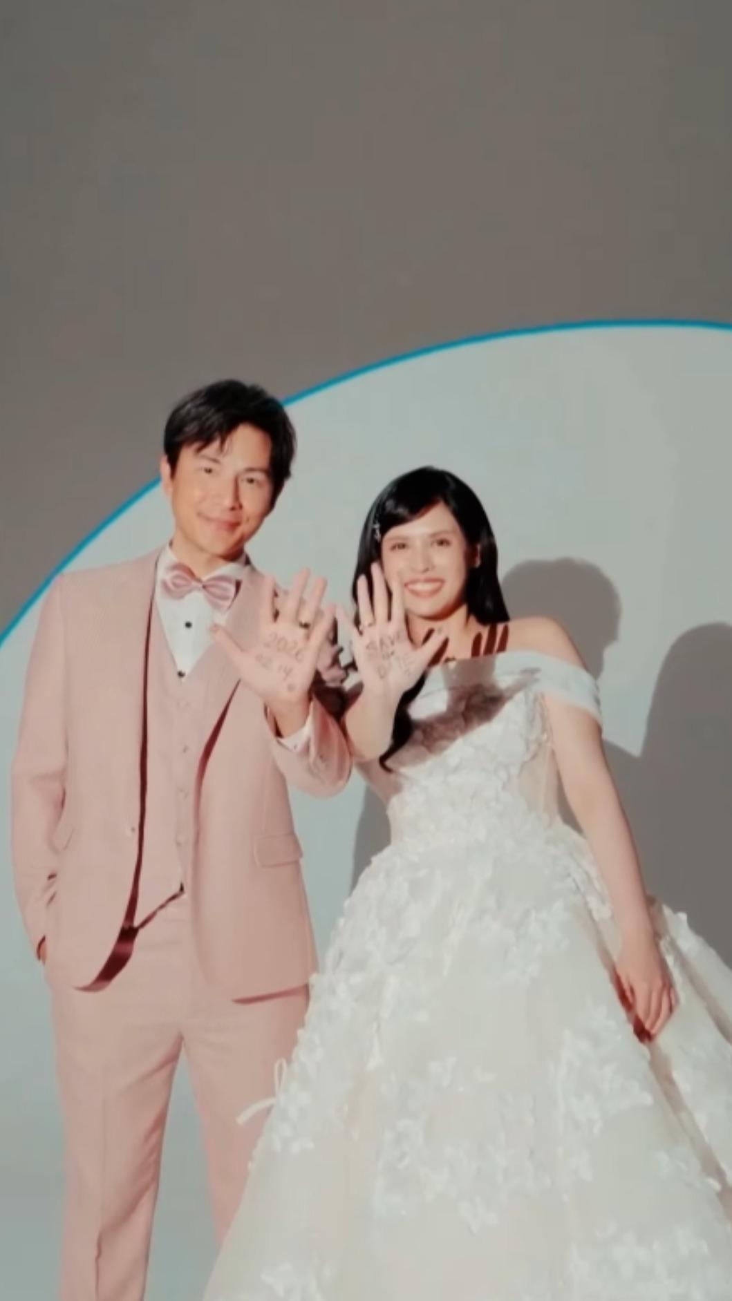 孫協志和夏宇童婚紗照曝光。(圖/翻攝夏宇童IG)