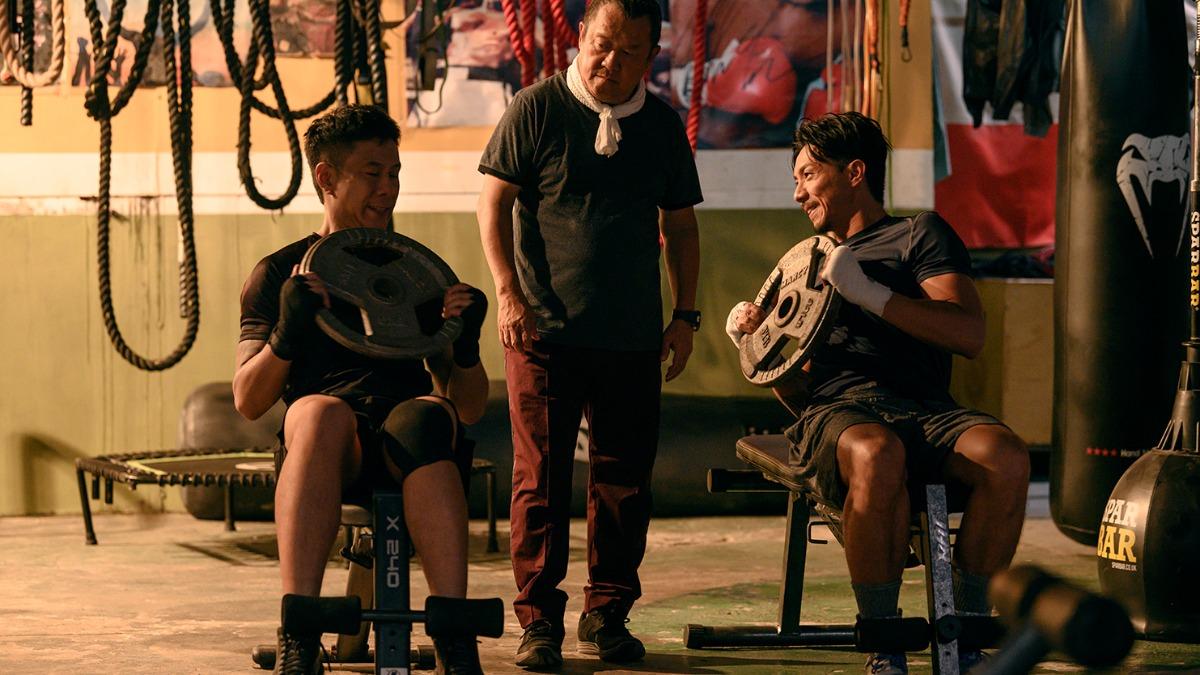 朱栢康(左起)、曾志偉、張繼聰。(圖/華映提供)