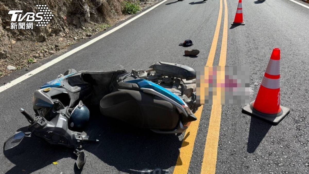 快訊/南橫公路死亡車禍!自小客撞騎士濺血 63歲男送醫不治