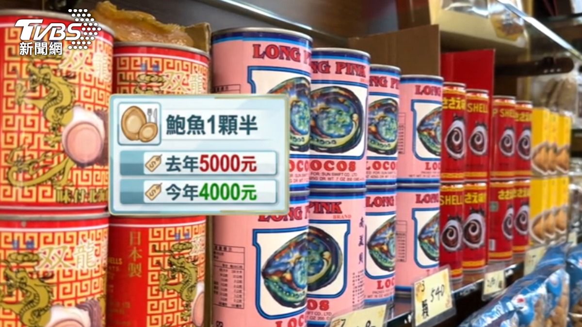 鮑魚今年比去年便宜一千元。(圖/TVBS)
