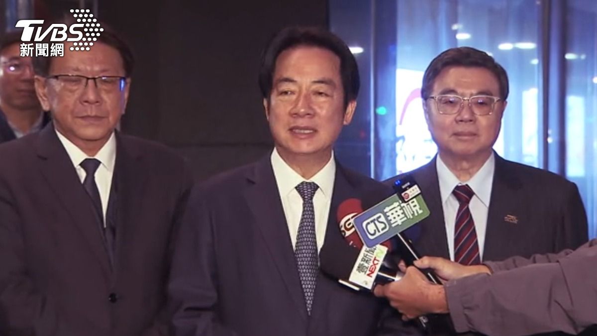 談陳菊請辭,賴清德曝批准原因。(圖/TVBS)