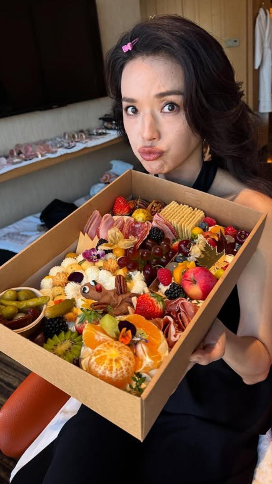 舒淇減肥方法1:多吃有飽足感的水果。(圖/翻攝自IG@sqwhat)