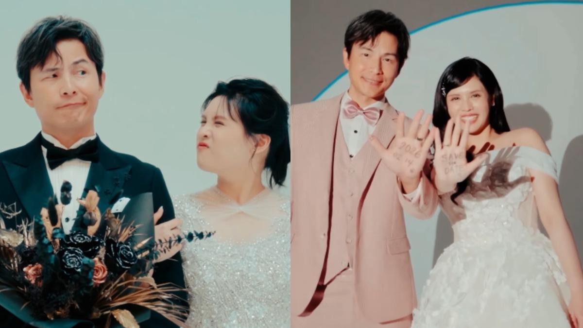孫協志、夏宇童公開拍攝兩套婚紗的花絮影片。(圖／翻攝自夏宇童IG）