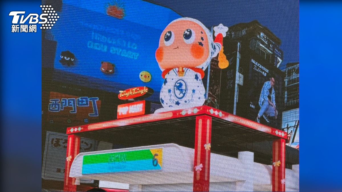 星星人將設置在西門捷運站上方。（圖／陳怡潔攝）