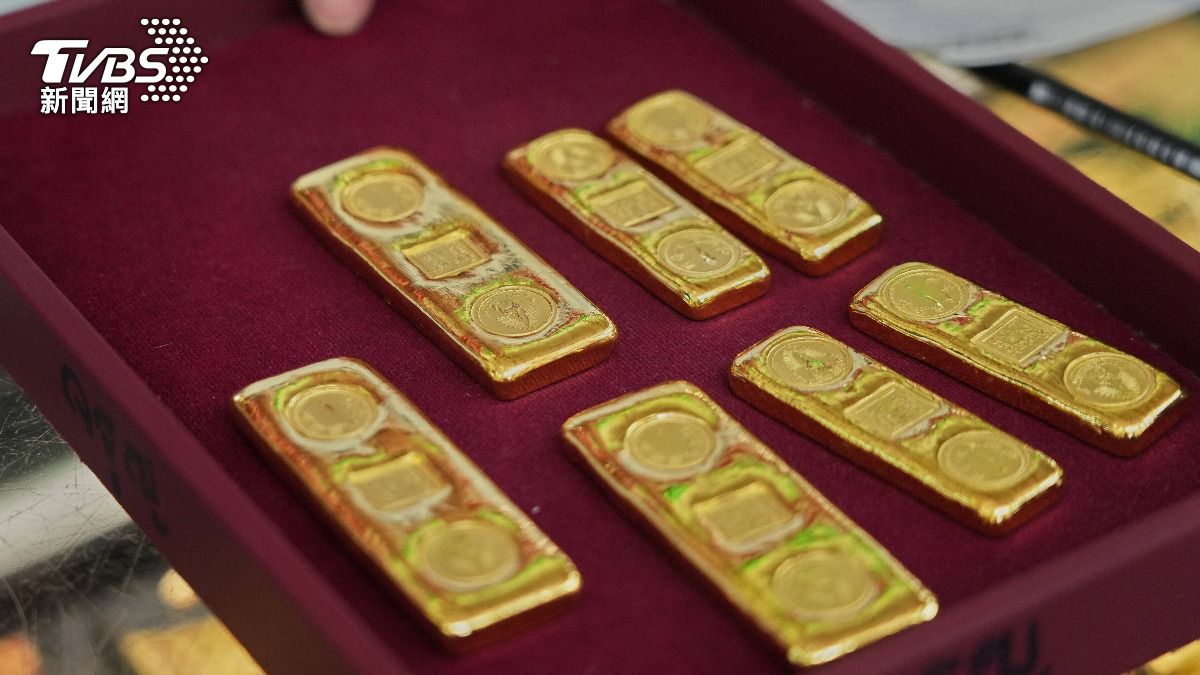國際金價在29日,再衝破每盎司5500美元大關。(圖/達志影像美聯社)