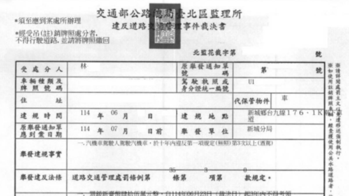酒駕男欠45萬罰款!戶頭「突現千萬」秒被扣押 求分期繳遭拒