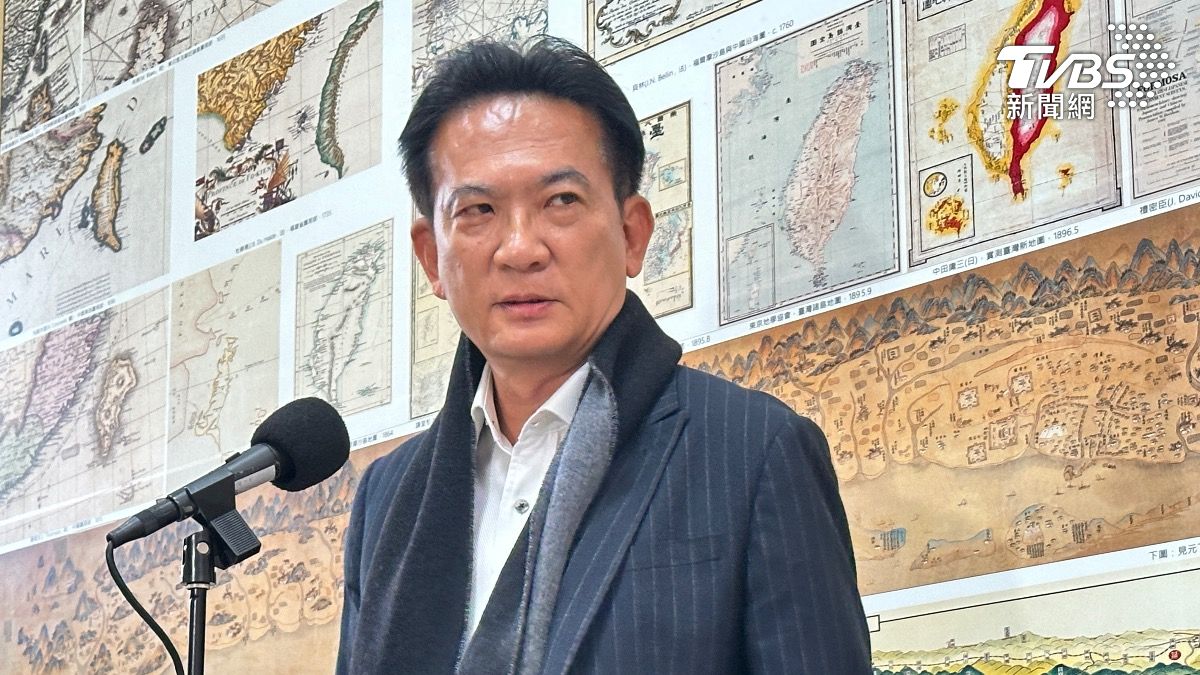 賴清德子弟兵、民進黨立委林俊憲表示，總召不是單一派系就可決定。（圖／潘袁詩羽攝）