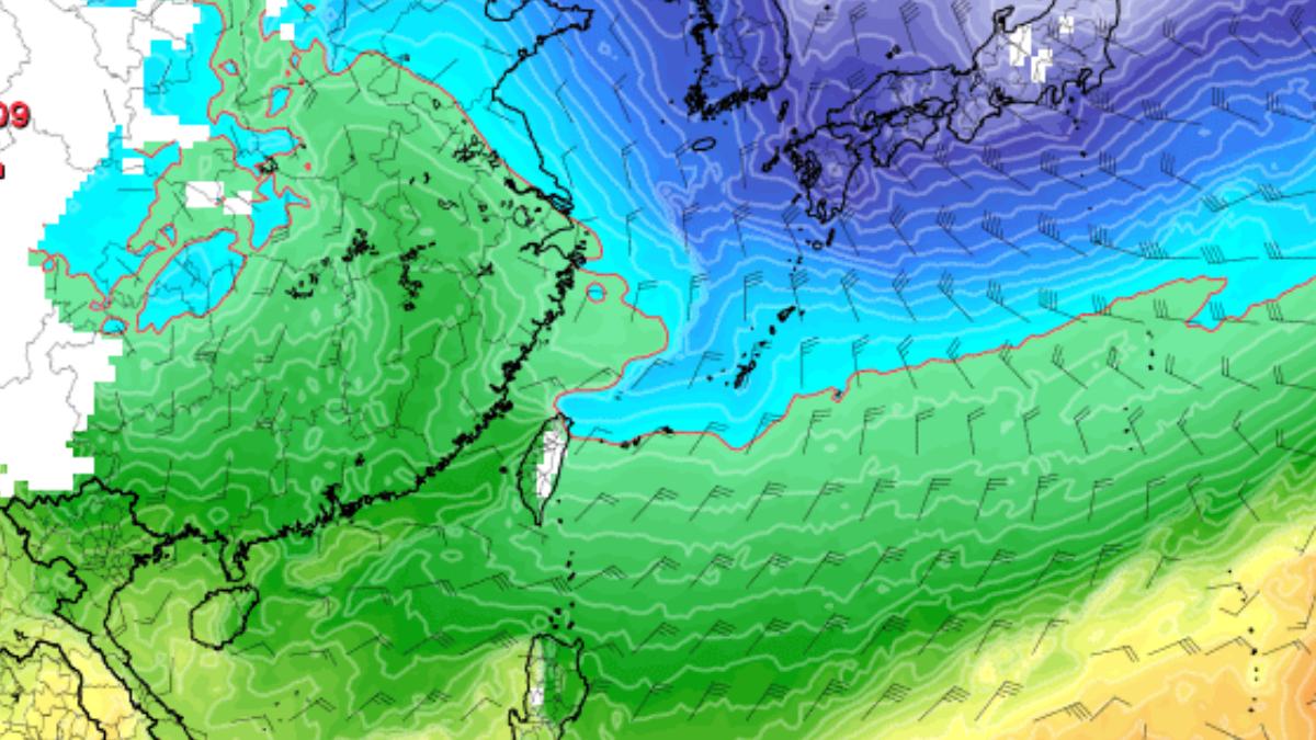 美國模式預報模式不斷修正。（圖／翻攝tropicaltidbits.com）