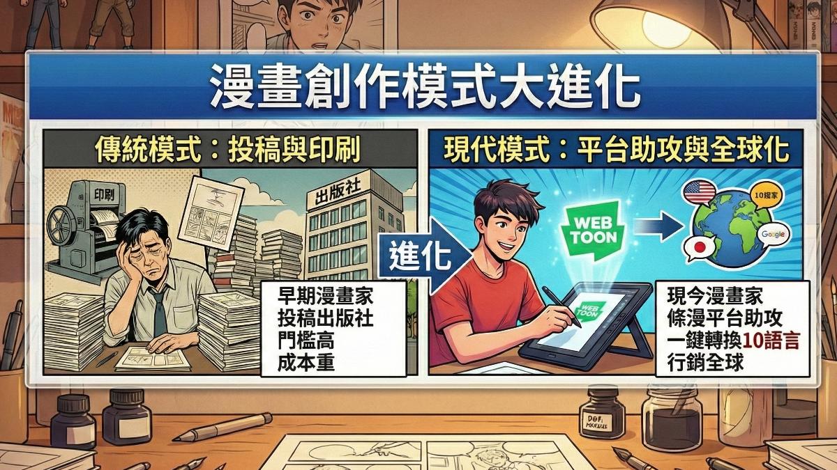 條漫黏著度高，方便隨閱讀，平台拓展國際。（圖／TVBS）