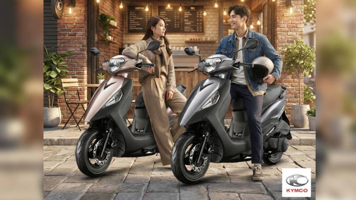 2026年式新豪邁125在車色上作出調整,新加入銀粉紅與深銀灰兩種色系。(圖/光陽提供)